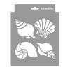 Nautilus painting stencil - 18x23 cm