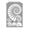 Nautilus stencil - 3D - 38x60 cm maxi 1