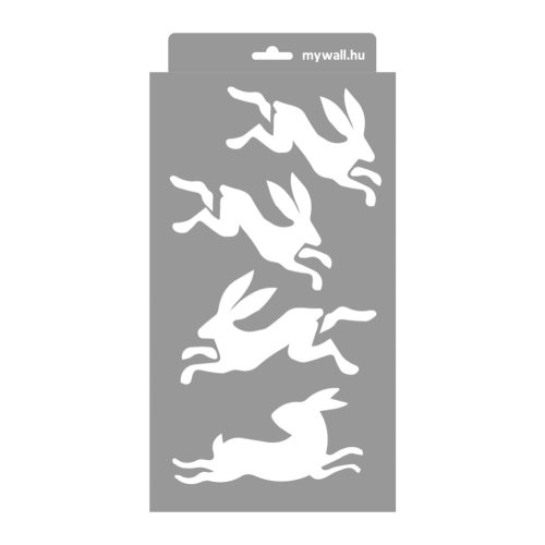 Easter bunny 3D stencil - 18x35 cm