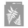 Fern painting stencil - 18x23 cm