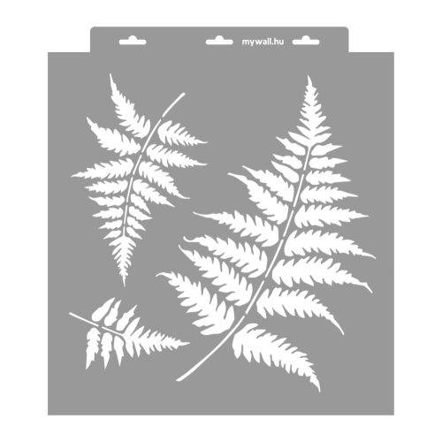 Fern painting stencil - 38x42 cm