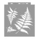 Fern 3D stencil - 38x42 cm