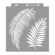 Palm leaves 07 painting stencil - 38x42 cm