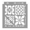 Patchwork 01 3D stencil - 31x35 cm