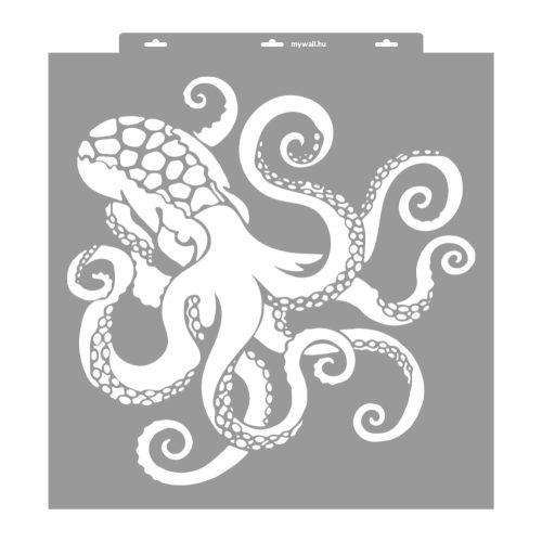 Octopus painting stencil - 59x89 cm