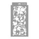 Gorgeous vines 3D stencil - 18x35 cm