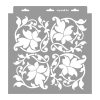 Gorgeous vines painting stencil - 31x35 cm