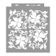 Gorgeous vines painting stencil - 38x42 cm 2