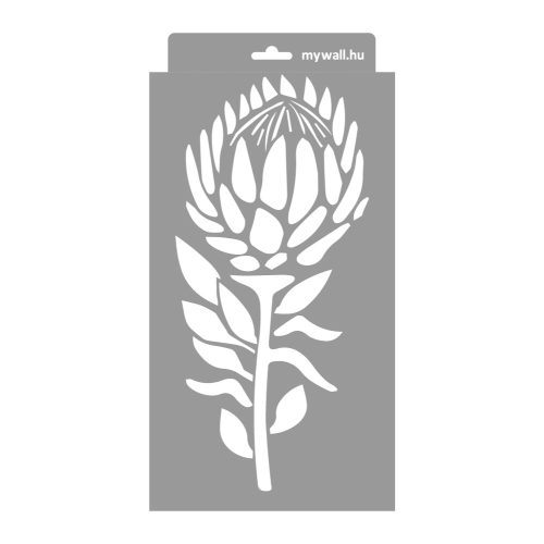 Protea stencil - Festő - 18x35 cm kicsi