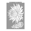 Protea stencil - 3D - 59x89 cm ultra