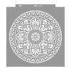 Rosette 11 3D stencil - 59x63 cm 2