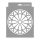 Rose window 02 3D stencil - 18x23 cm