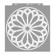 Rose window 02 painting stencil - 59x63 cm