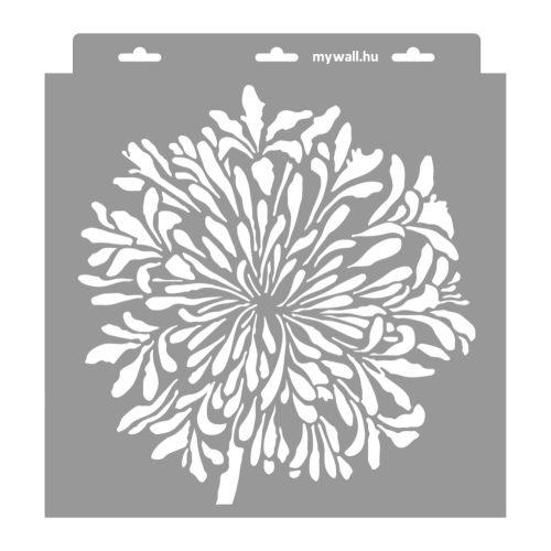 Agapanthus painting stencil - 31x35 cm