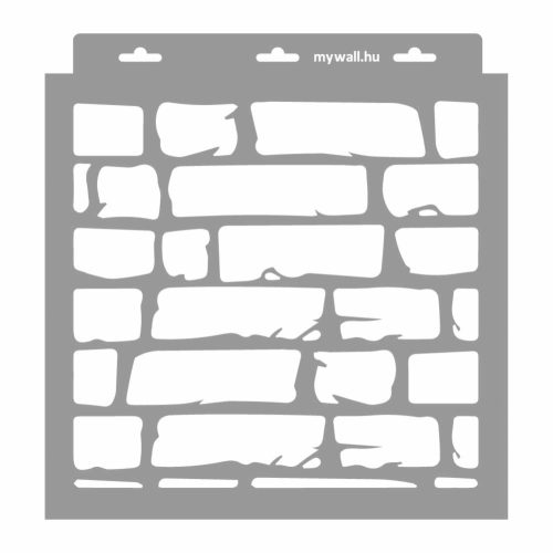 Bricks painting stencil - 31x35 cm