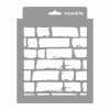 Bricks painting stencil - 18x23 cm