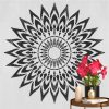 Feathery mandala painting stencil - 31x35 cm