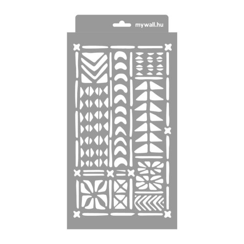 Tribal stencil - Festő - 18x35 cm kicsi