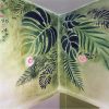 Tropical painting stencil - 59x63 cm