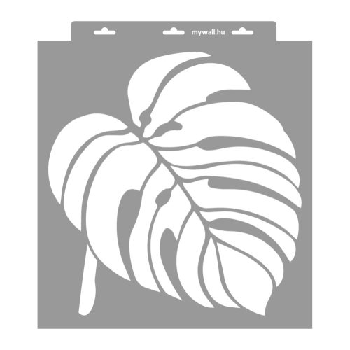 Tropical stencil - 3D - 38x42 cm nagy