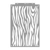 Zebra minta stencil - 3D - 59x89 cm ultra